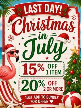🎄LAST DAY🎄Christmas in July Holiday Sale